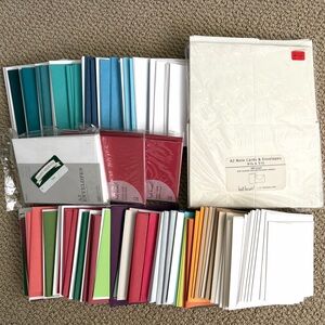 New 309 4x5 Colorful Note Cards and Envelopes Set